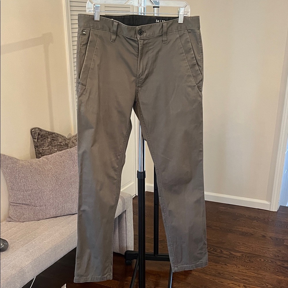 G-Star Gray Slim Straight Chinos